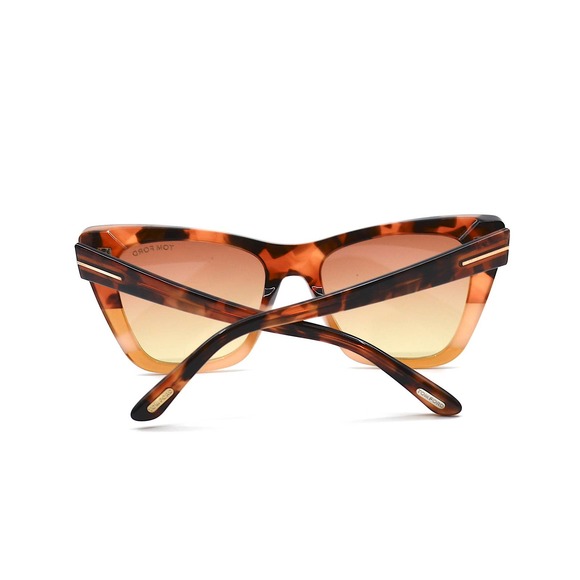 TOM FORD TF846/S 56T POPPY-02 HAVANA BROWN GRADIENT WOMEN'S SUNGLASSES - Picture 6 of 10